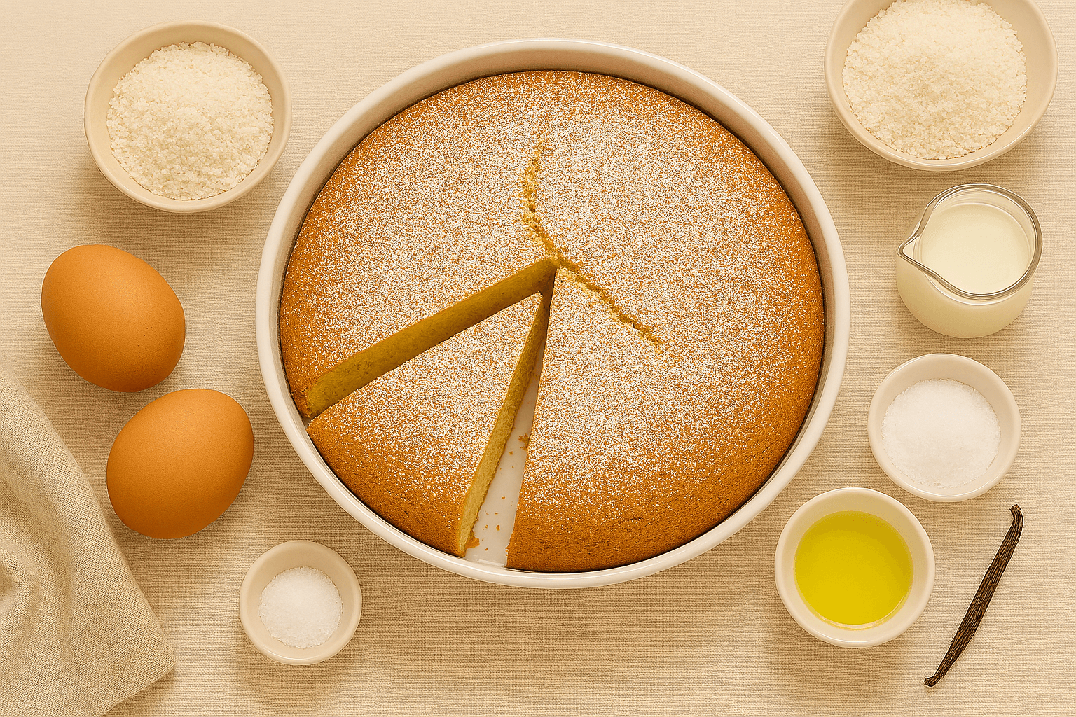 Bizcocho de Yogur sin gluten