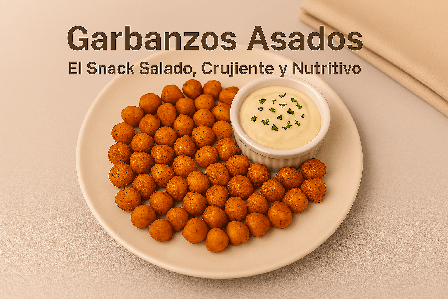 Garbanzos Asados Crujientes: El Snack Salado y Saciante