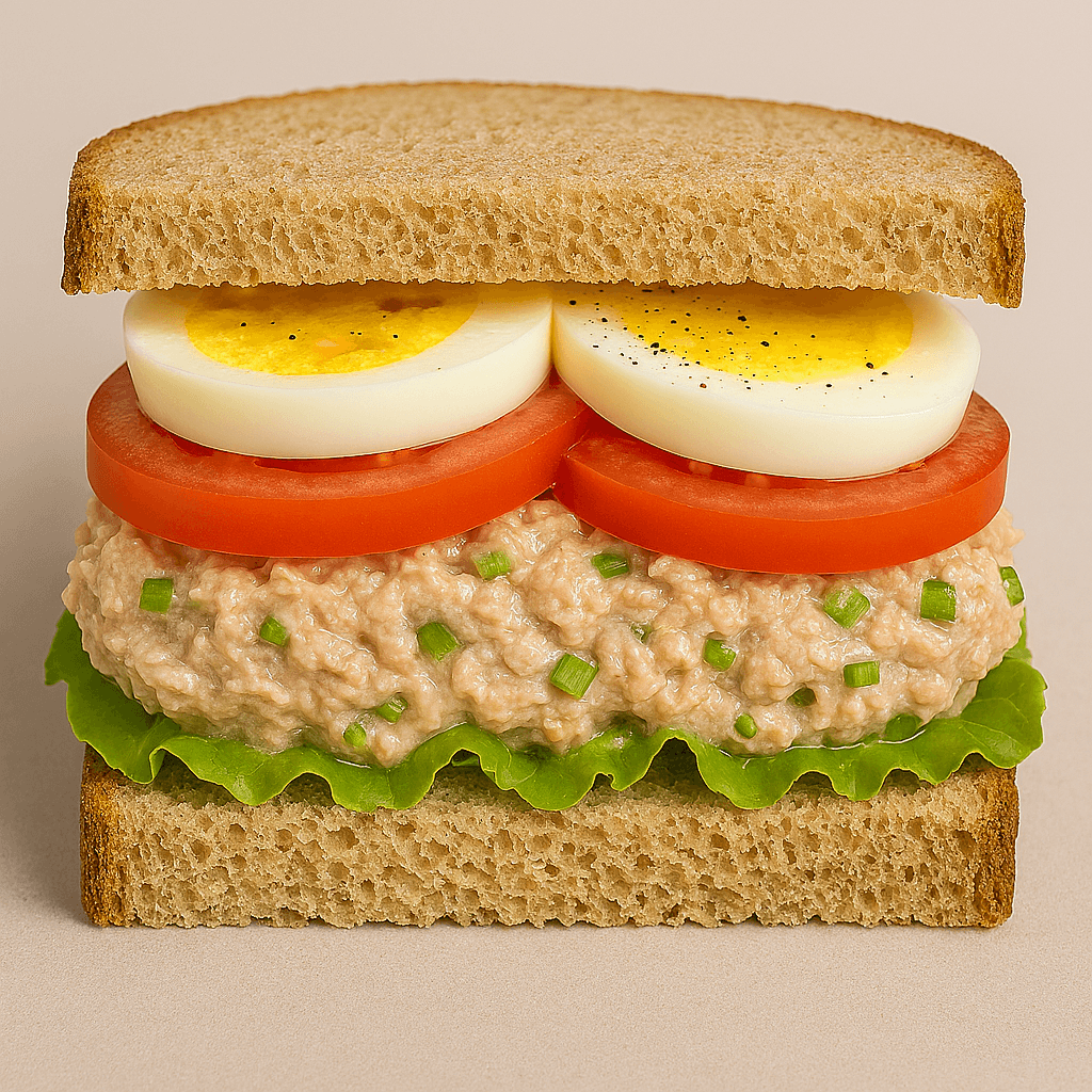Sándwich Proteico de Atún y Huevo: El Aliado para tus Músculos