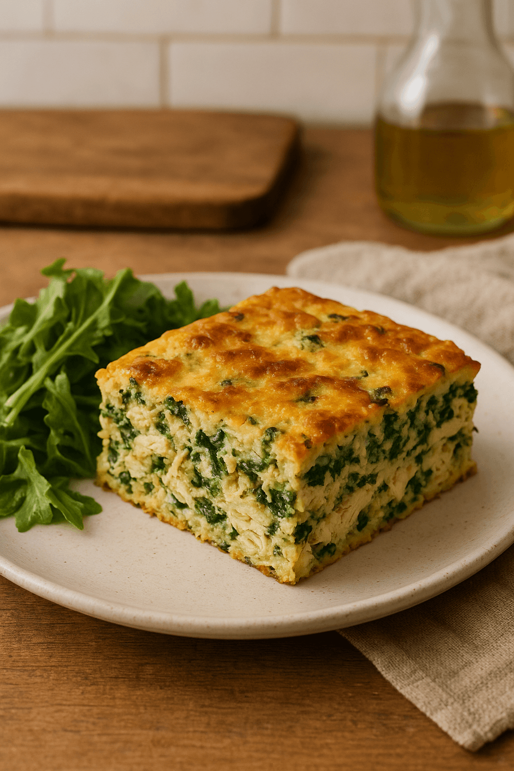 Budín de Pollo y Acelga: La Receta Proteica y Casera