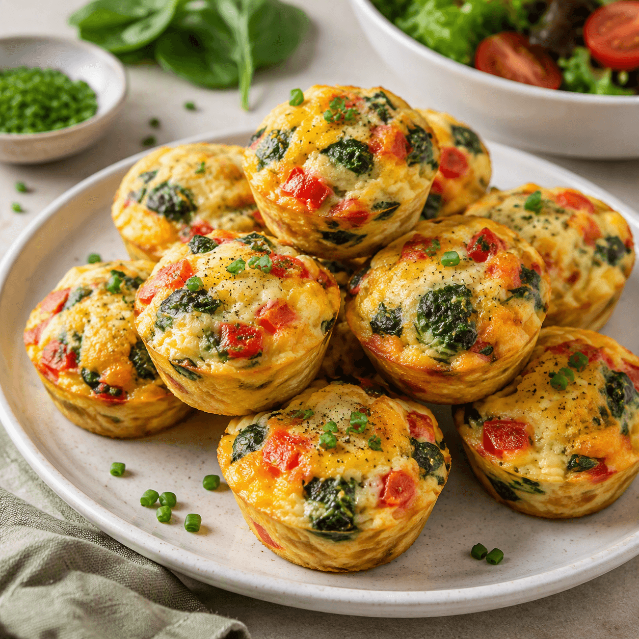 🧁 Mini Muffins Salados: El Snack Ideal que Te Acompaña