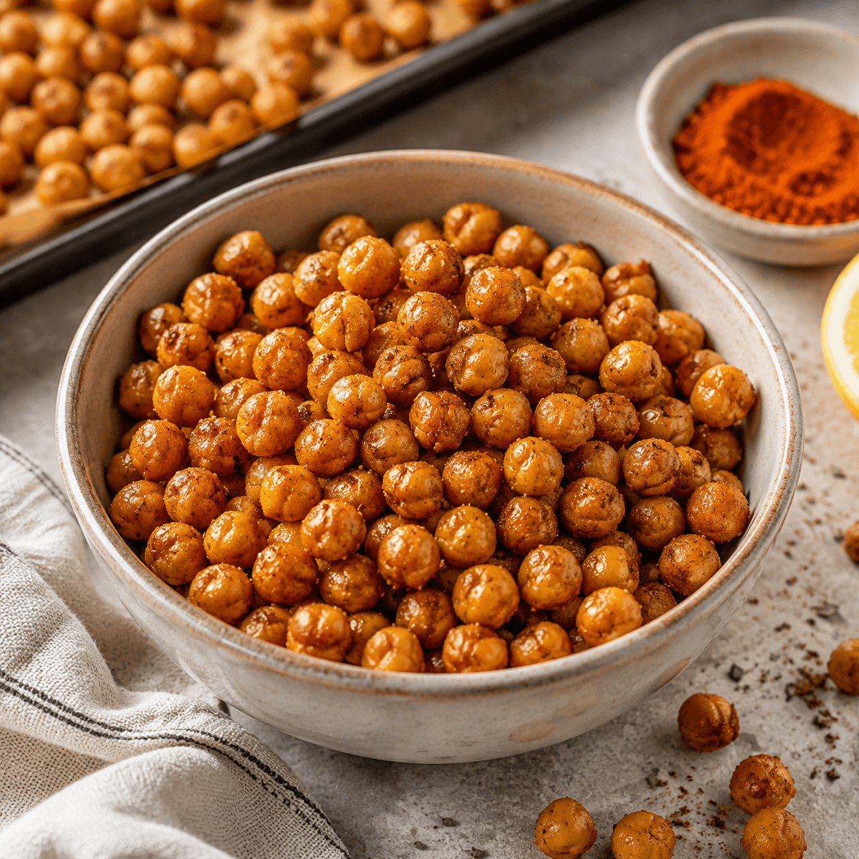 Garbanzos Asados Crujientes: El Snack Salado y Saciante