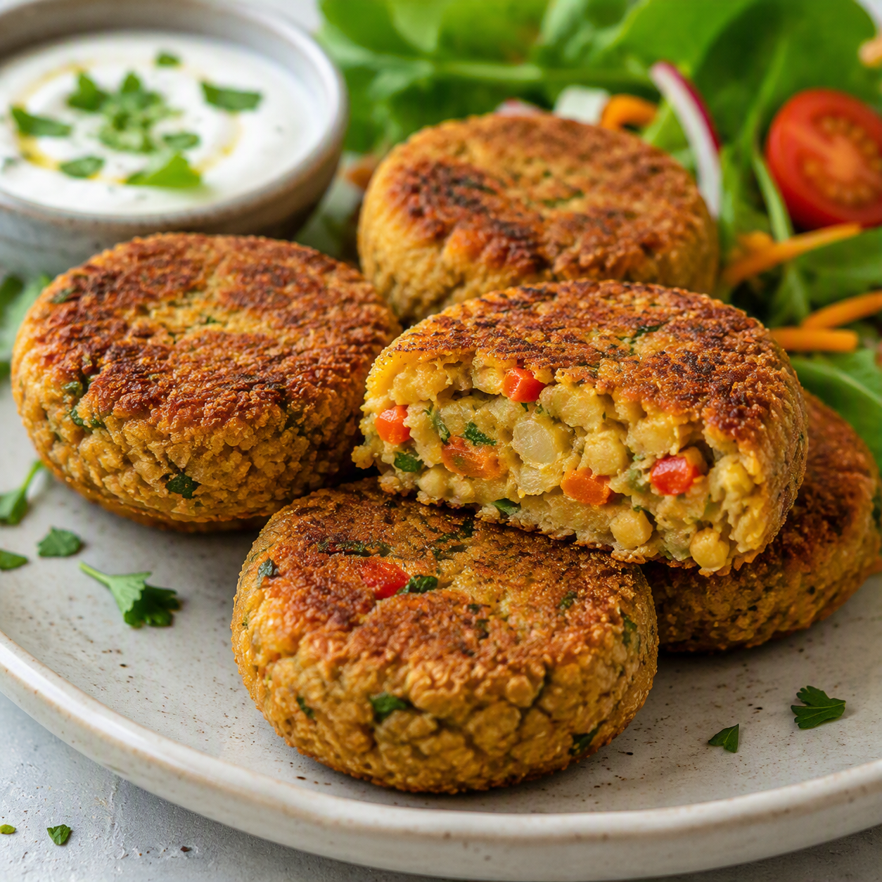 Croquetas de Garbanzos al Horno: El Snack Crujiente y Proteico