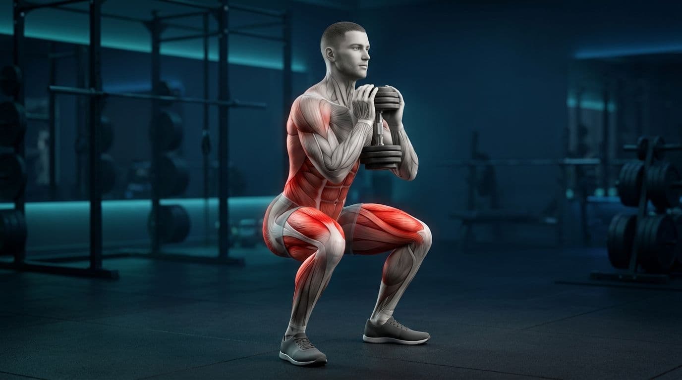 Sentadilla Goblet (Goblet Squat)