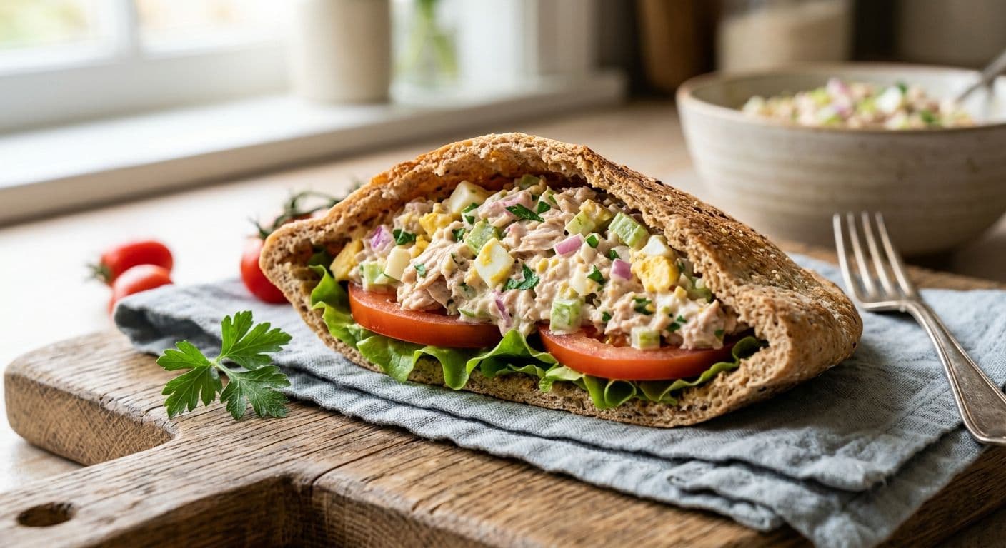 Sándwich Proteico de Atún y Huevo: El Aliado para tus Músculos